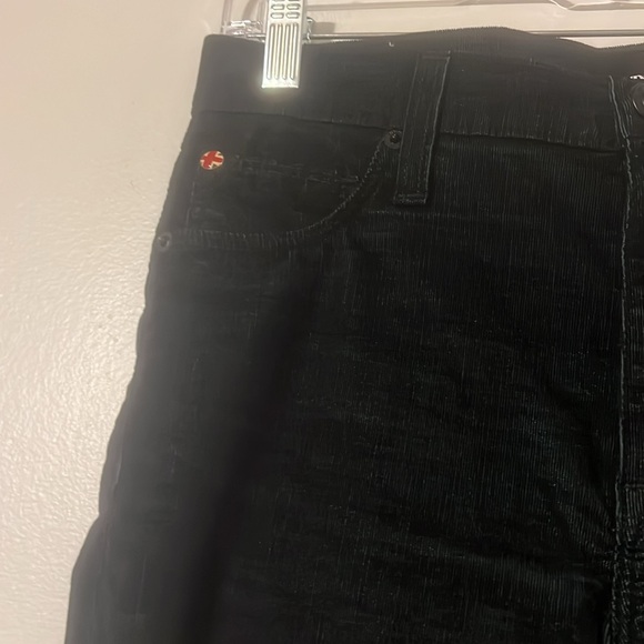 Hudson black mini wale corduroy 5 pocket pants - Picture 3 of 10
